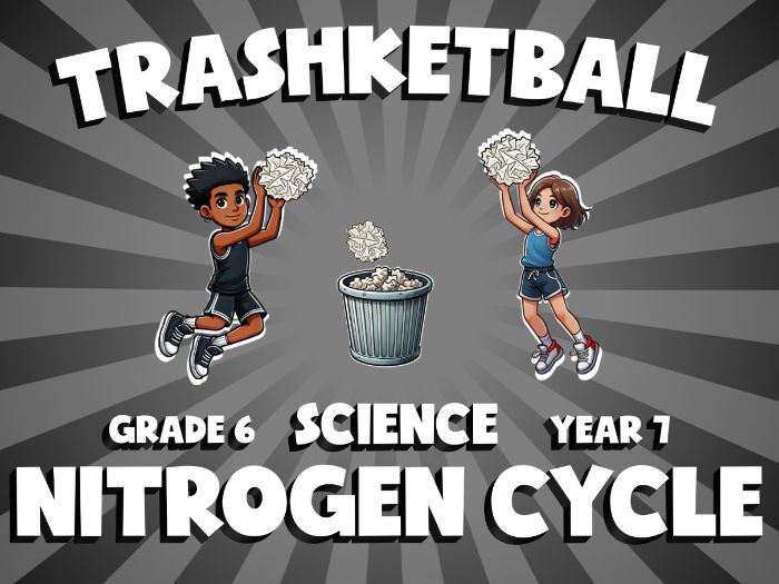 Nitrogen Cycle TRASHKETBALL Science Game | No-Prep Year 7 Review Activity