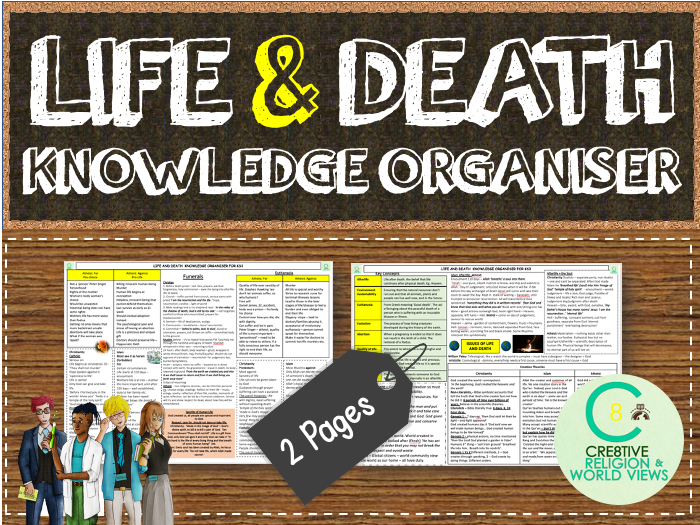 Life and Death Knowledge Organiser Teaching Resources