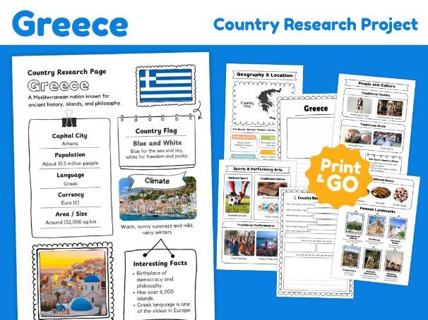 Greece Country Research Project | 14 Pages