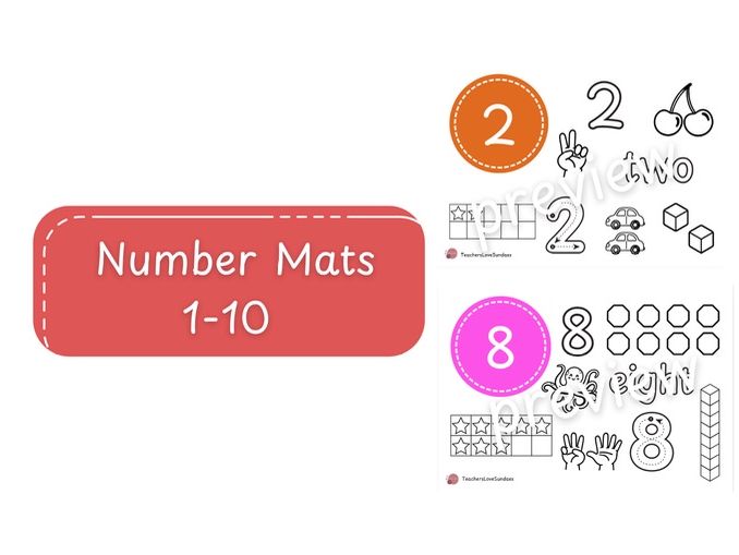 Number Mats 1-10