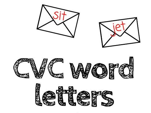 CVC Word letters (Post office role play and topic)