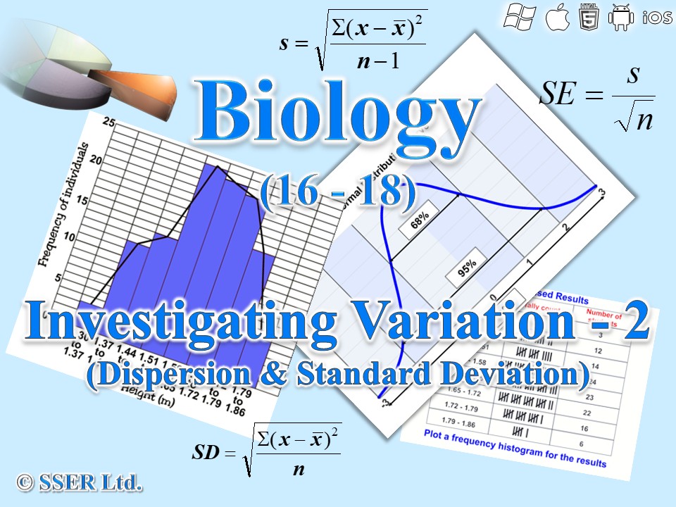 BioA_3.4.7.2 Statistics - Investigating Variation - 2 (Dispersion & Standard Deviation)