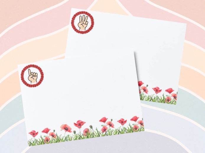 Remembrance - Subitising Add The Poppies 1-5