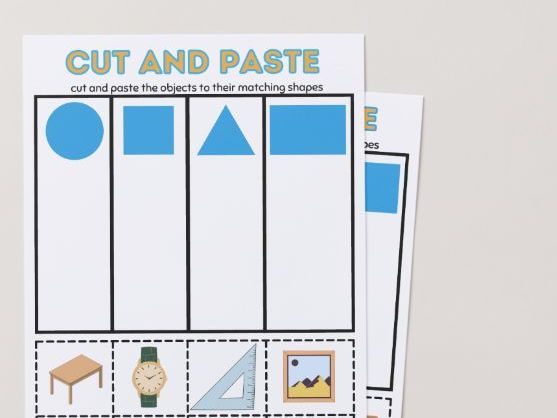 Cut and Paste - EYFS/KS1