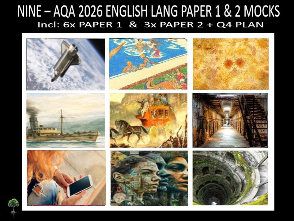 NINE - AQA PAPER 1 & 2 | 2026 FULL MOCKS | Q4 PLAN