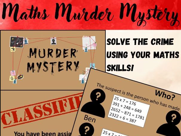 Maths Murder Mystery! KS3 / KS4 Place Value PowerPoint