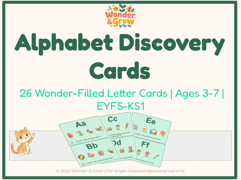 Alphabet Discovery Cards | EYFS-KS1