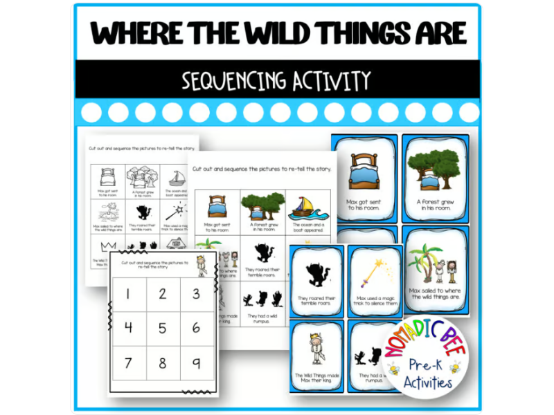 Where The Wild Things Are Activities - Sequencing