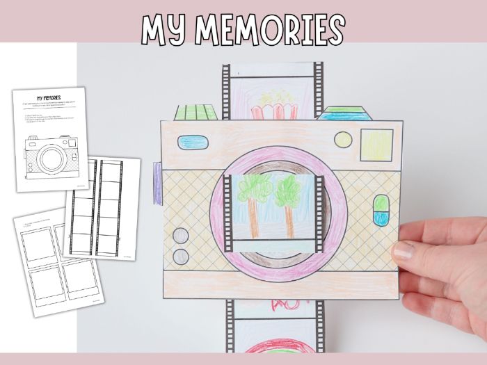 My Memories - Printable Camera and Photo Frame Craft for Kids