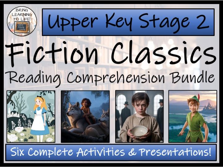 Fiction Classics Reading Comprehension Bundle | Year 5 or Year 6