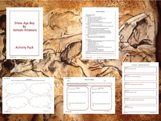 Stone Age Boy Activity Pack and resources