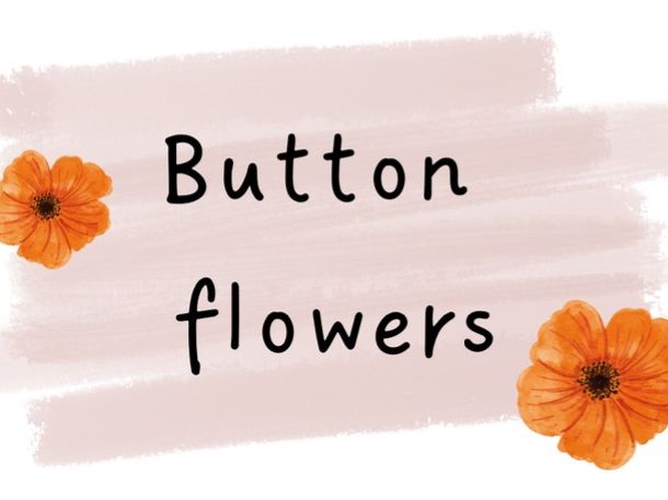Button Flowers