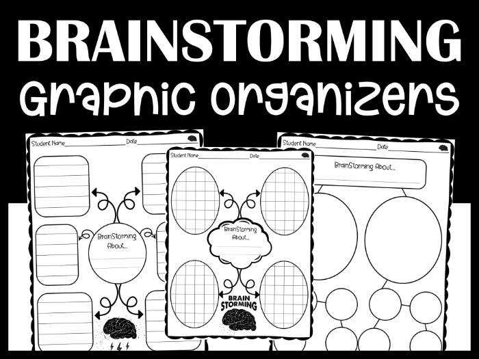 Brainstorm Web Graphic Organizer 9 Blank Templates
