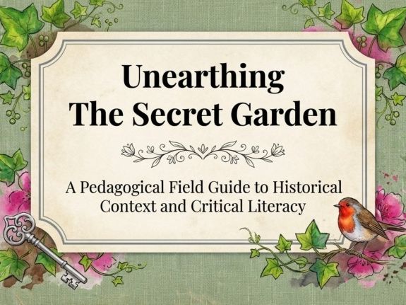The Secret Garden Novel Social Historical Context Learning Activities English