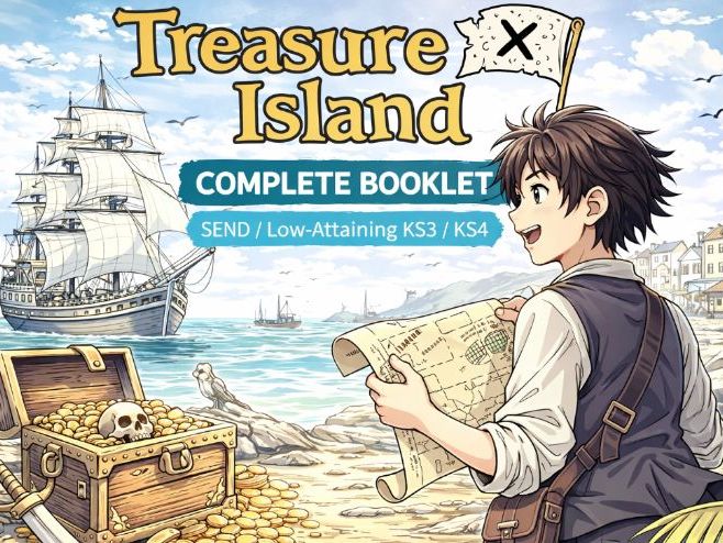 Treasure Island: Complete Teaching Workbook (Low Ability / SEND / GCSE Ready)