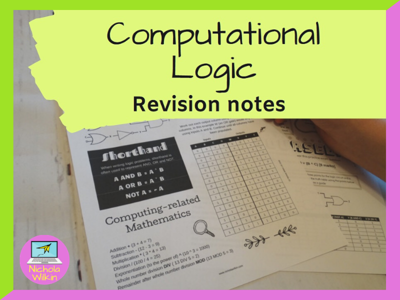 Computational Logic Revision Knowledge Organiser