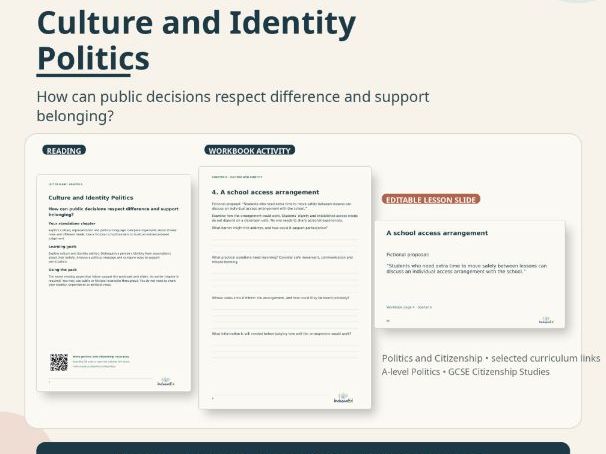 Culture & Identity Politics Lesson Pack