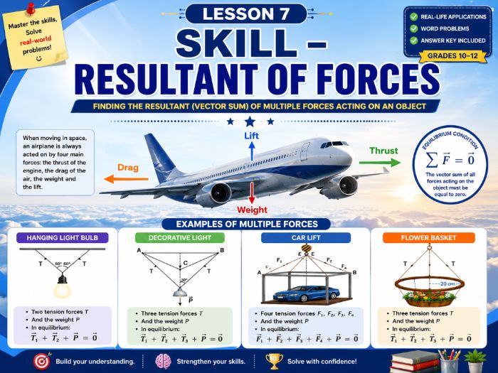 Resultant of Forces | Vector Geometry Skills