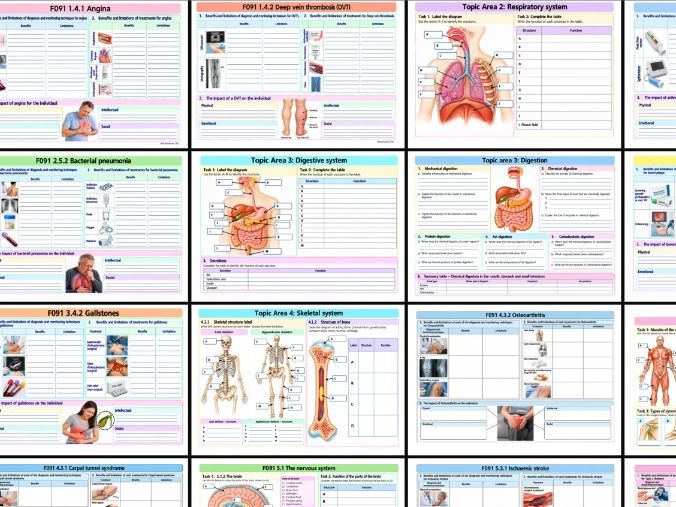 AAQ OCR Health & Social Care F091 Anatomy & Physiology revision booklet