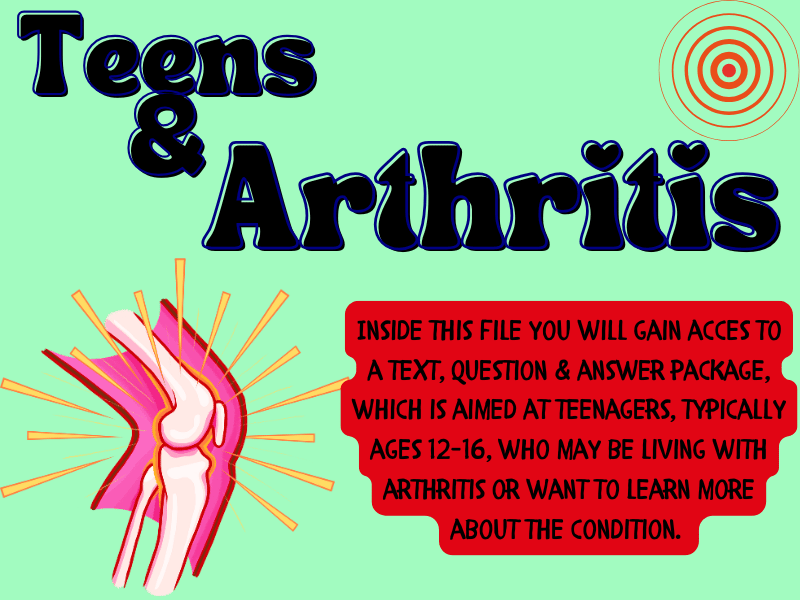 Teens and Arthritis: A Guide with Questions & Answers, Printable Pages