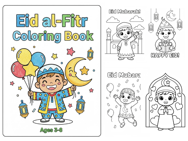 Eid al-Fitr Coloring Book