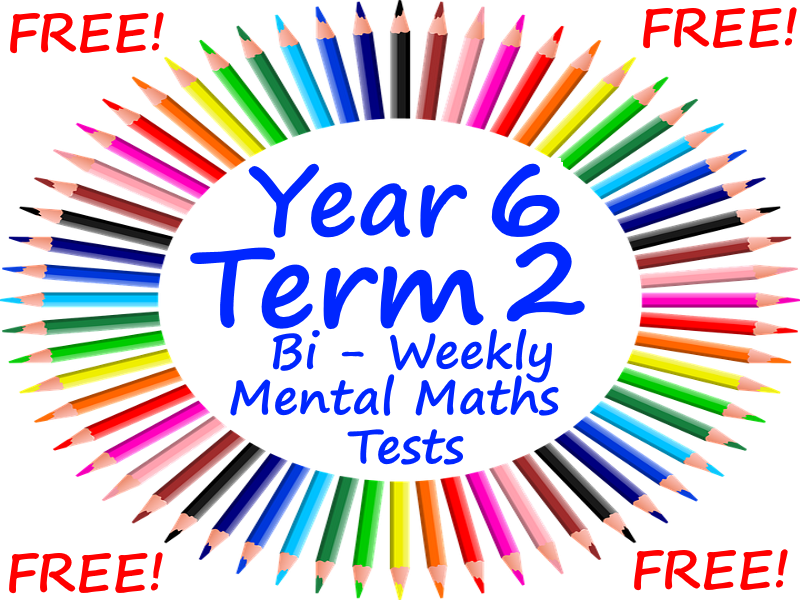 FREE Year 6 Mental Maths Test - PowerPoint Presentation - Block 2