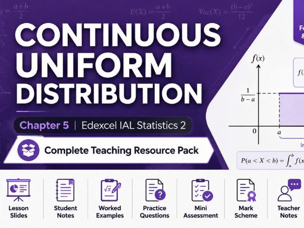 05 - Continuous Uniform Distribution S2 Teacher Pack - Edexcel International A-Level Maths