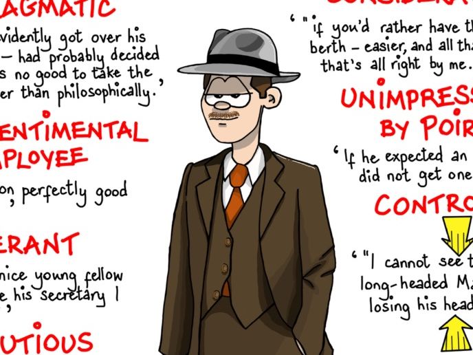 MURDER on the ORIENT EXPRESS Key QUOTES Poster - HECTOR MACQUEEN - English LITERATURE