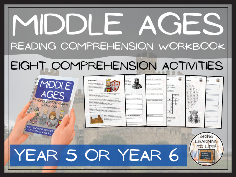 Middle Ages Reading Comprehension Workbook | Year 5 or Year 6