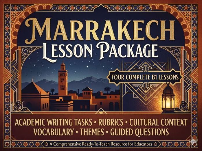 Marrakech Academic Writing Tasks (8 tasks)