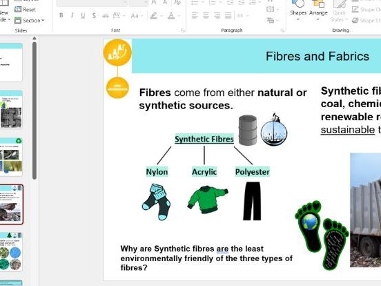 KS3 Textiles - Fibres and Fabric Sources