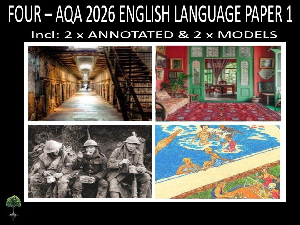 FOUR - AQA PAPER 1 | 2026 FULL MOCKS | ANNOTATED | MODELS