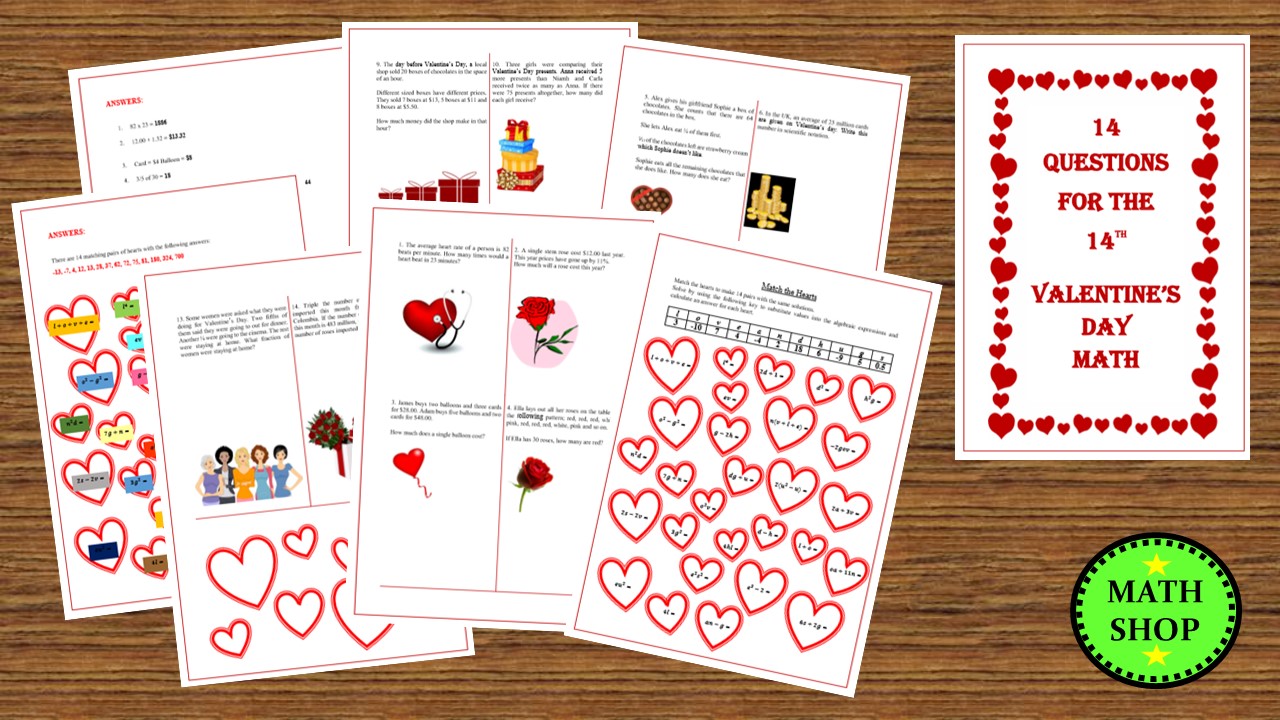 Valentines Day Math | Teaching Resources