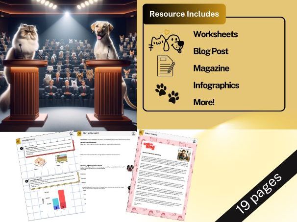 Dogs Vs. Cats Debate - Reading / Speaking / Listening