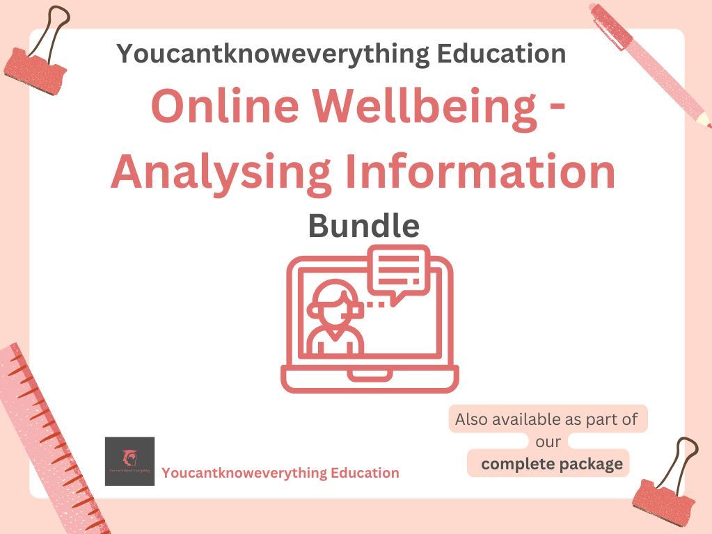 Online Wellbeing - Analysing Information
