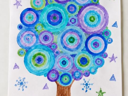 Kandinsky Winter Trees Art Lesson | Upper Primary Art & Design | Warm & Cool Colours