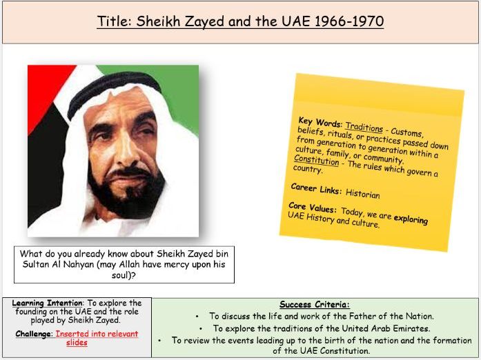 Social Studies/MSC Sheikh Zayed and UAE