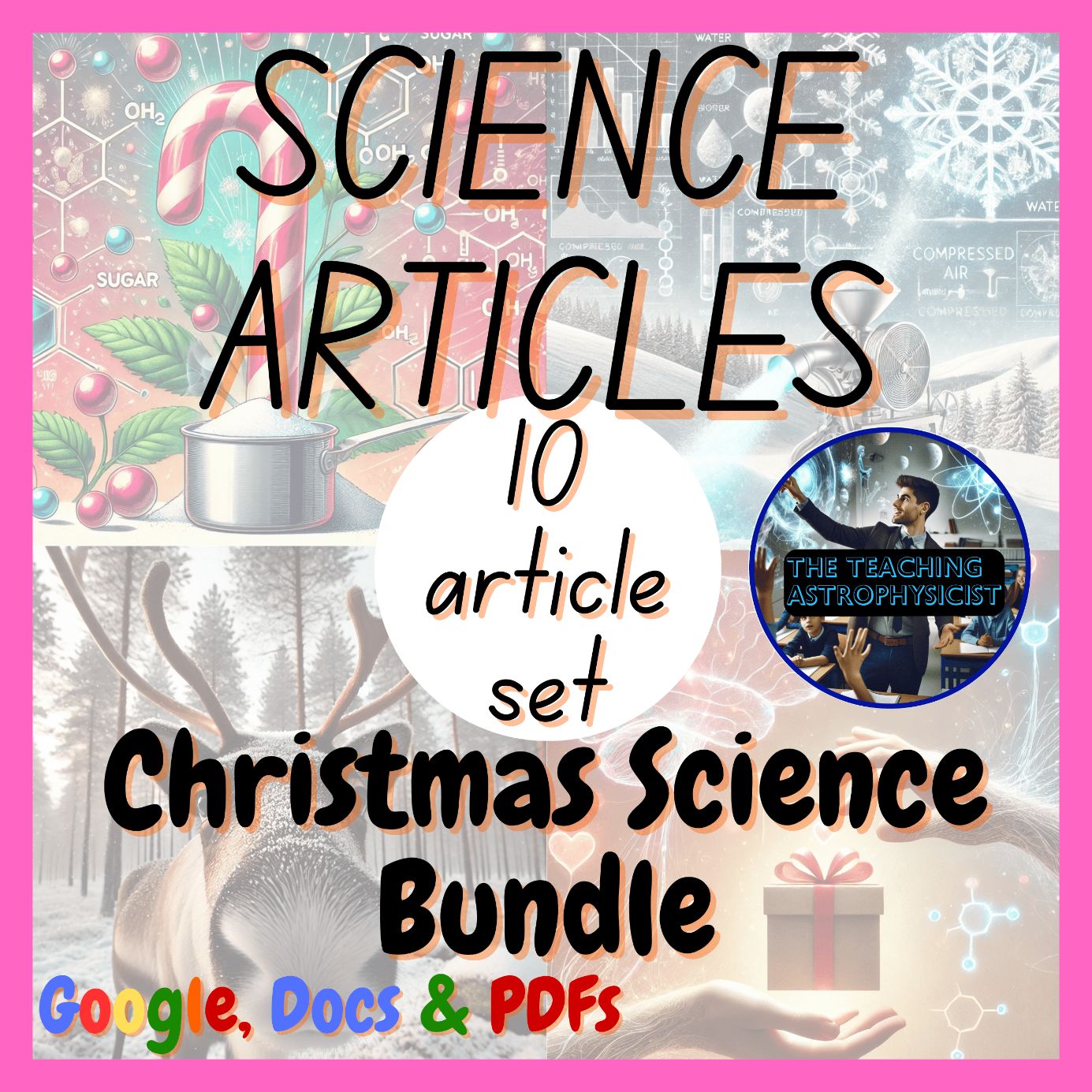Christmas Science 10 Article Set | Science Literacy | Xmas | Digital + Printable