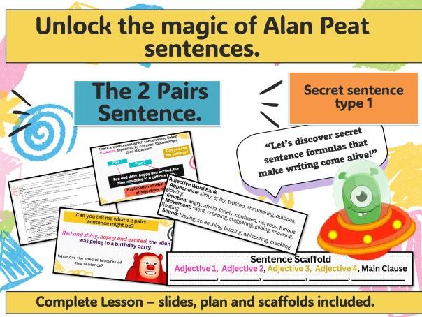 2 PAIRS  SENTENCES COMPLETE LESSON (ALAN PEAT)  FULLY UPDATED 2025