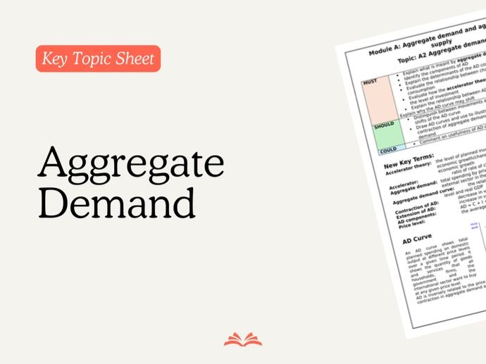 Key Theory Sheet - Aggregate Demand (Full Theory)