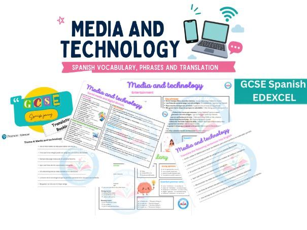 GCSE Spanish EDEXCEL Translation Practice (with answers) – Theme 4: Media and technology