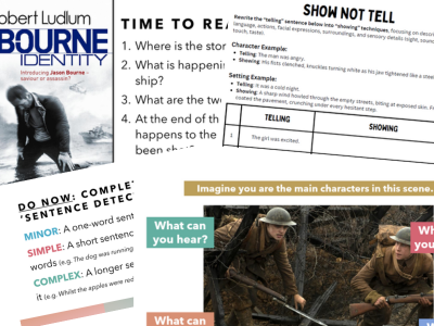 GCSE English Creative Writing Bundle