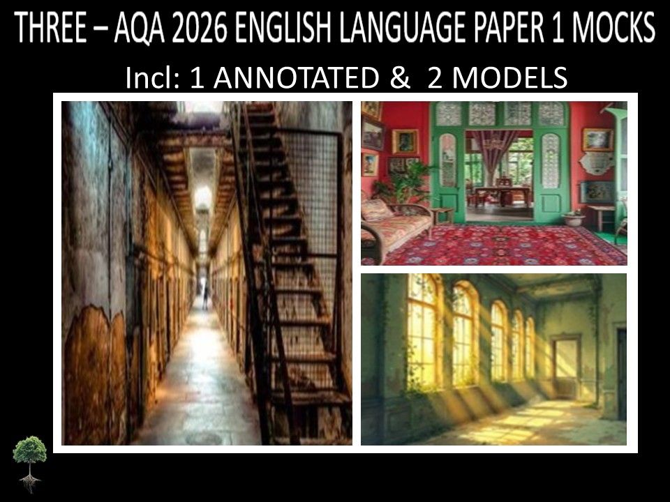 THREE  - AQA PAPER 1 | 2026 FULL MOCKS | ANNOTATED | MODELS