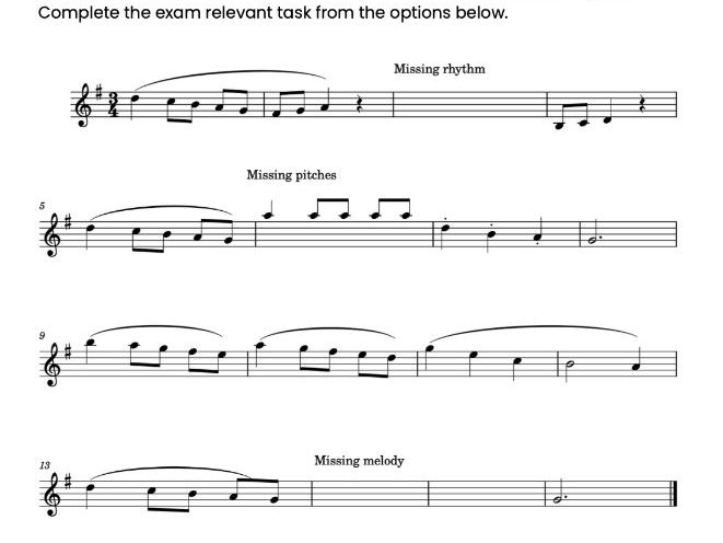 Dictation for GCSE and A Level Music