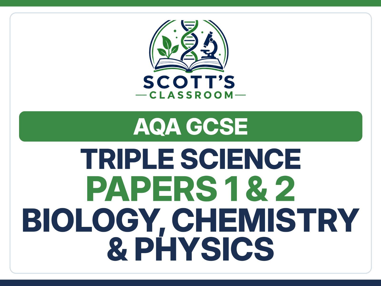 AQA GCSE Triple Science Workbook Bundle