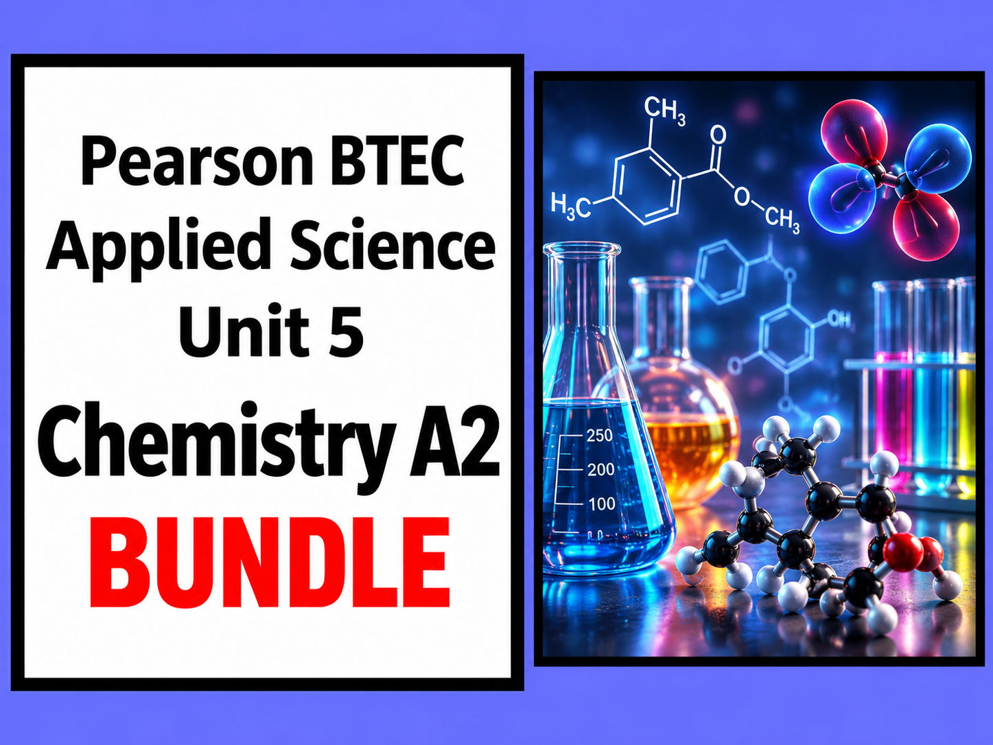Pearson BTEC Applied Science Unit 5 Chemistry A2 Bundle 15 PowerPoints