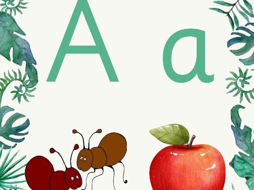 Jolly phonics alphabet display
