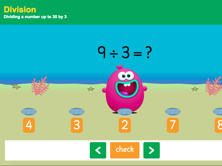 3 Times Tables Dividing A Number Up To 30 By 3 Interactive Game KS2