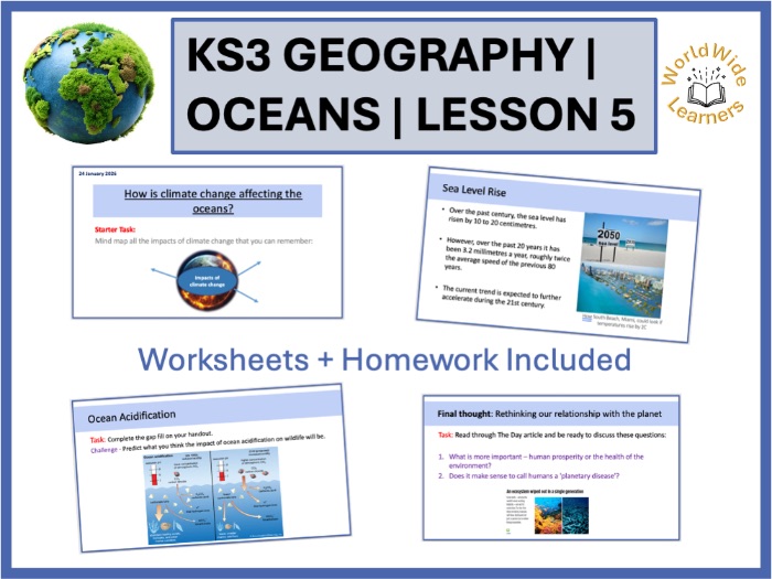 Climate Change and the Oceans (KS3 Geography Lesson 5)