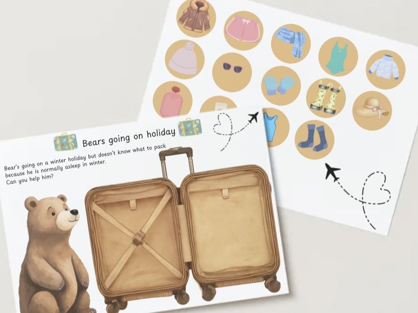 Bear’s winter holiday